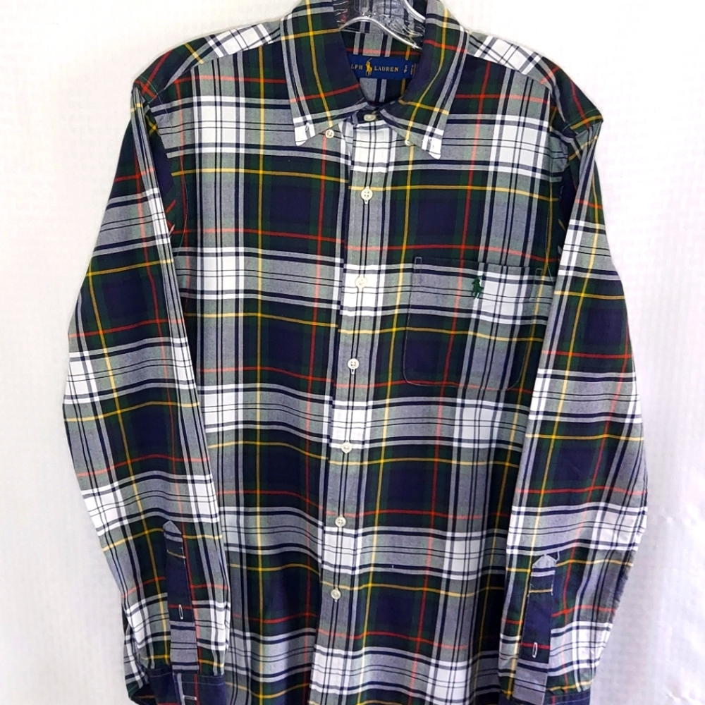 Ralph Lauren Green Plaid Men's Shirt